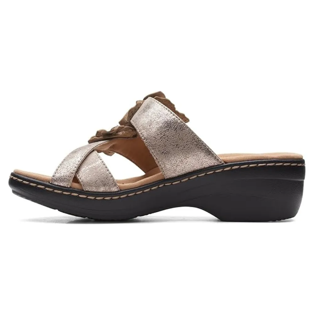 Clarks Merliah Violet Metallic Sandal (Women's)