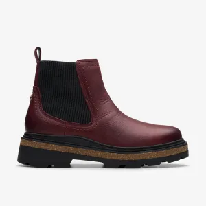 Clarks Women's HencroftStepWP Burgundy Leather 26179953