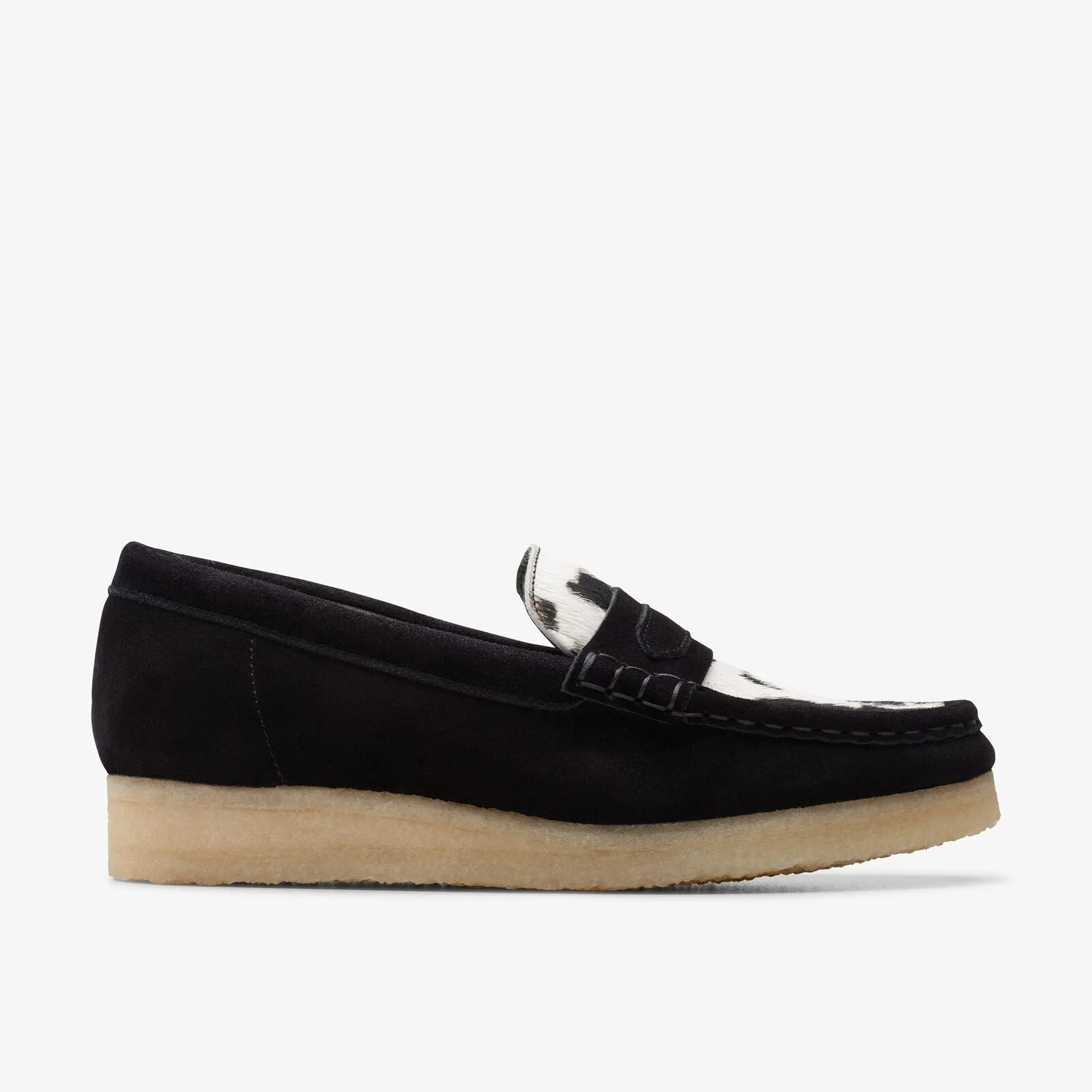 Clarks Women's Wallabee Loafer Cow Print Hair On 26175837
