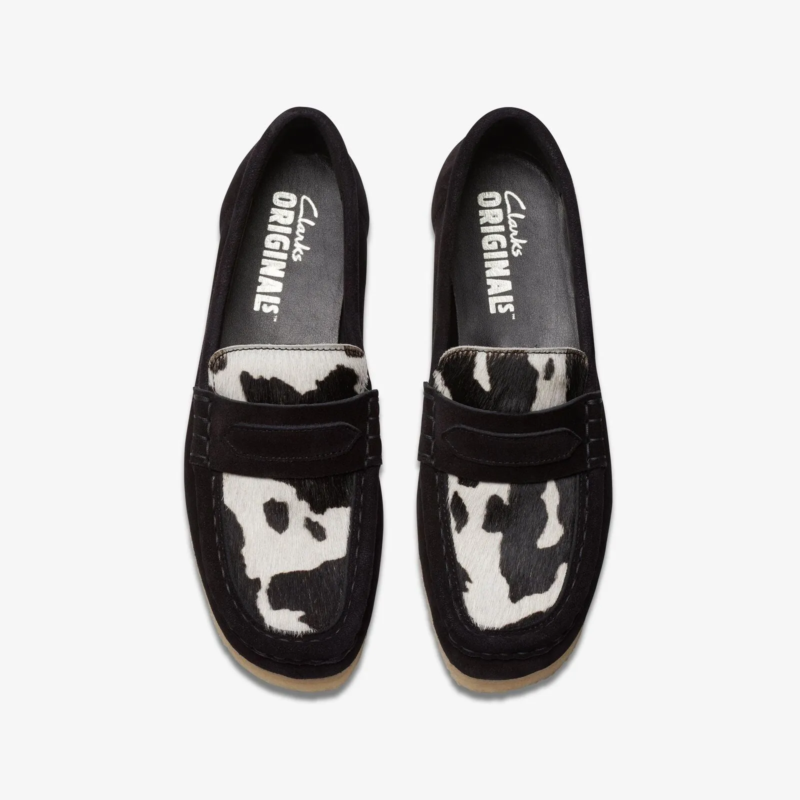 Clarks Women's Wallabee Loafer Cow Print Hair On 26175837