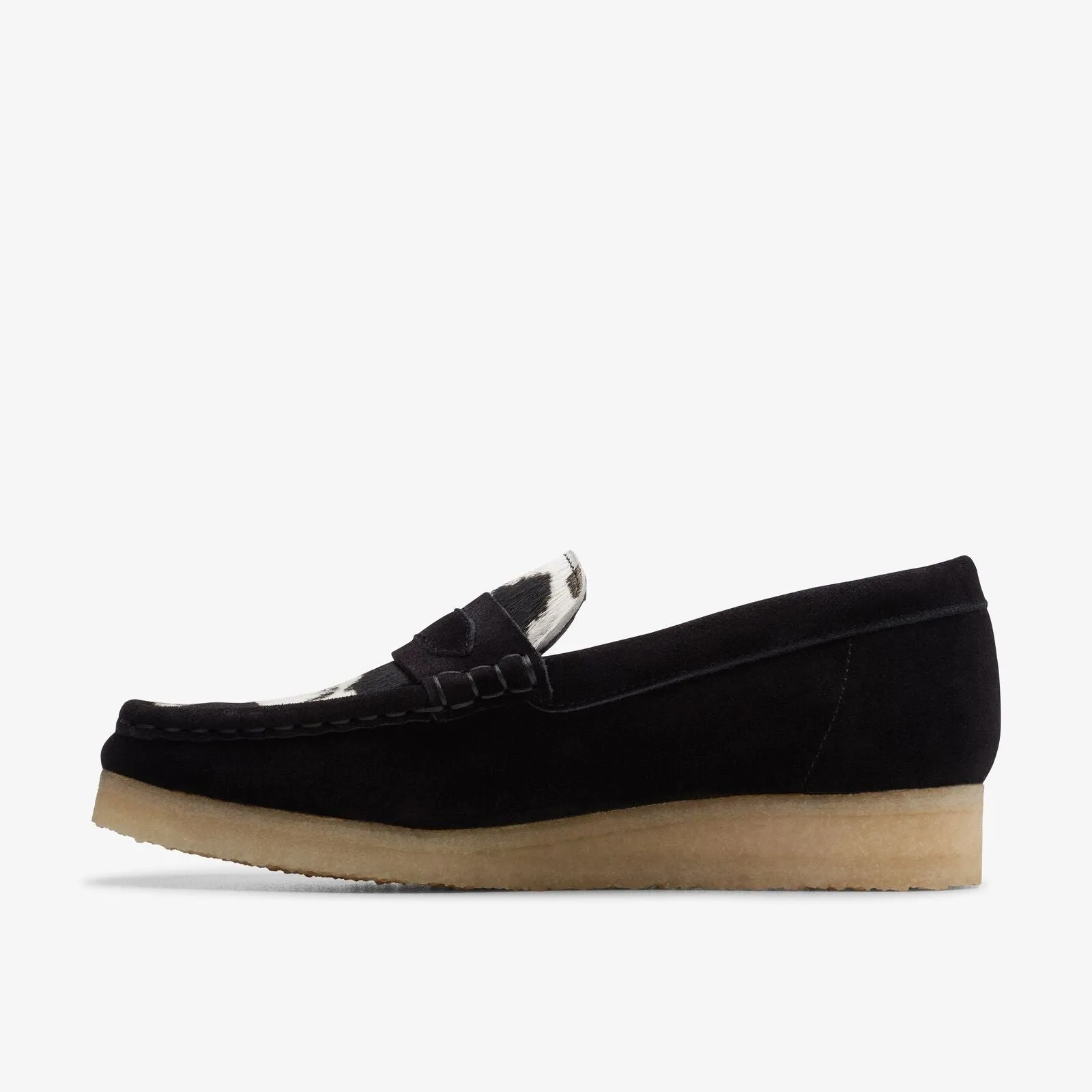 Clarks Women's Wallabee Loafer Cow Print Hair On 26175837