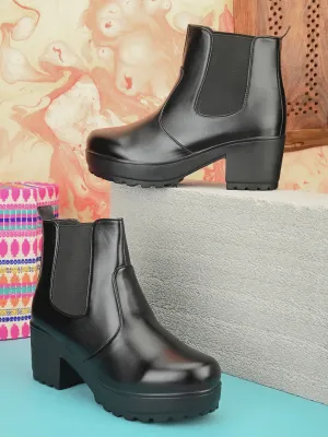 Classy & Elegant Boots With Zip Closure