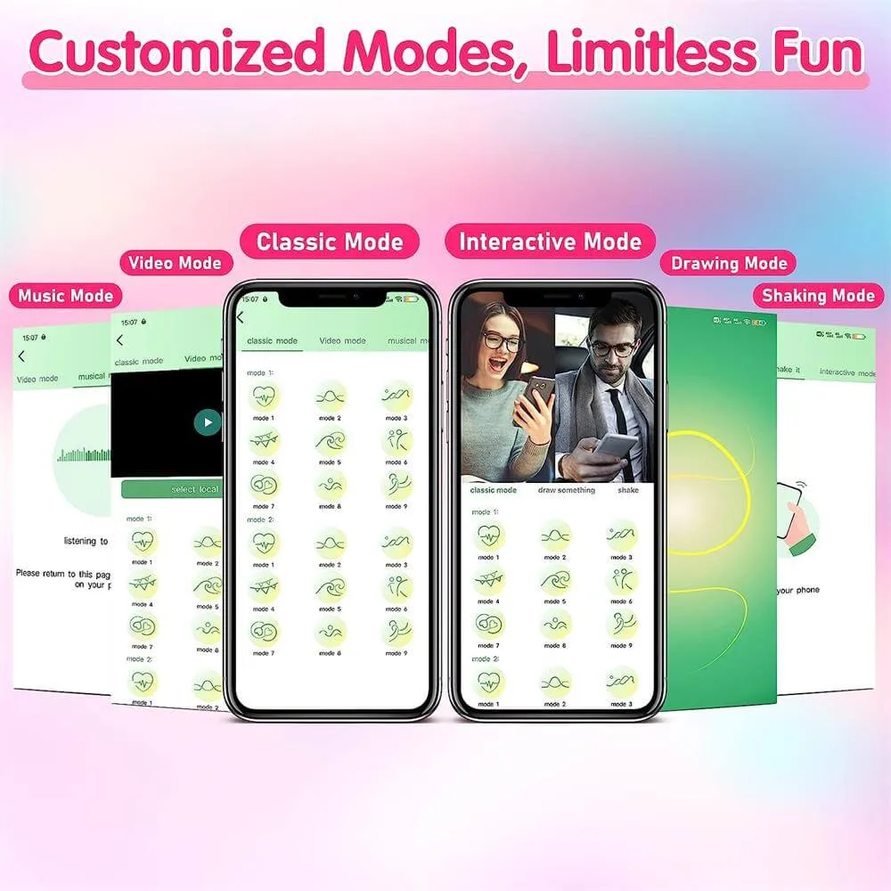 Connection C-Shape Remote Control Dual-Ended Vibrator for Clitoris & G-spot #Free Gift