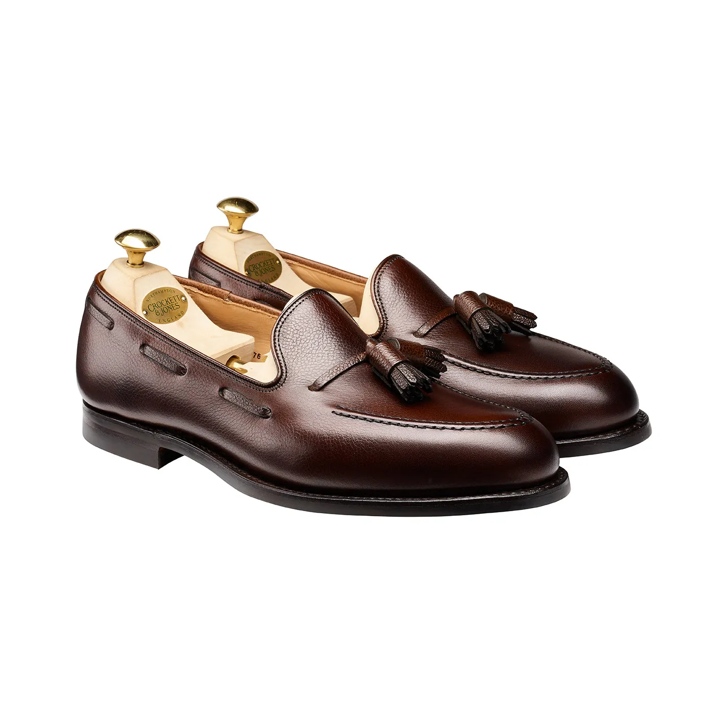 Crockett & Jones | Cavendish | Dark Brown Pebble Grain
