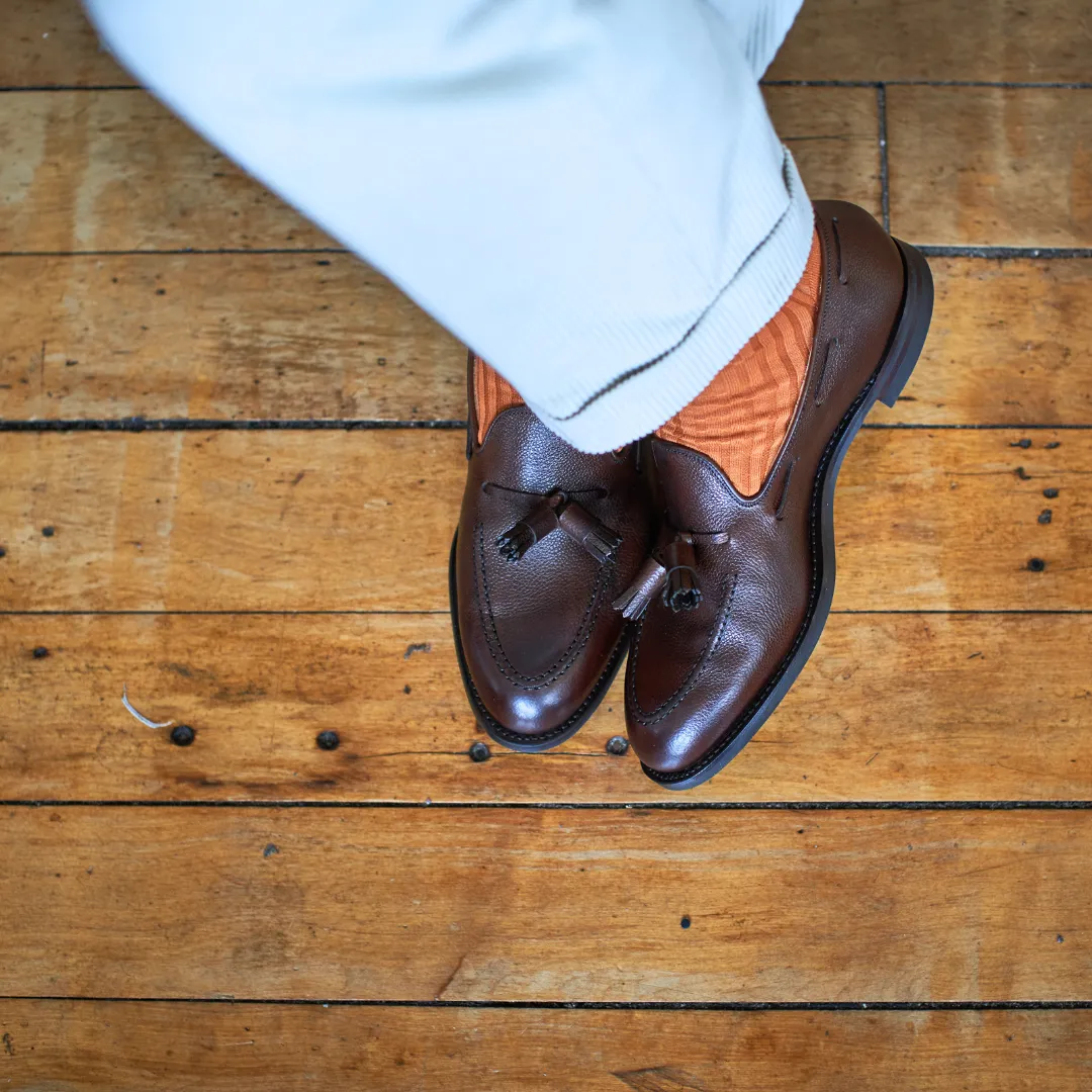Crockett & Jones | Cavendish | Dark Brown Pebble Grain