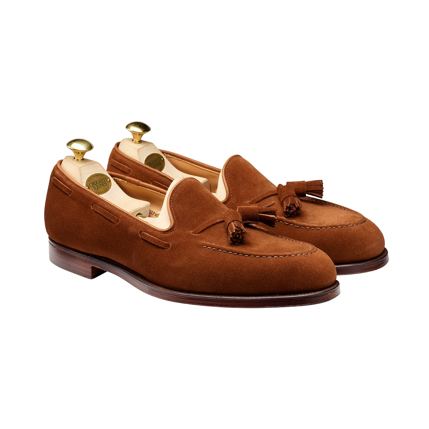 Crockett & Jones | Cavendish | Polo Brown Calf Suede