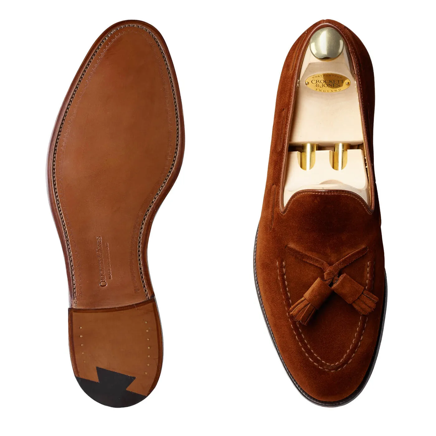 Crockett & Jones | Cavendish | Polo Brown Calf Suede