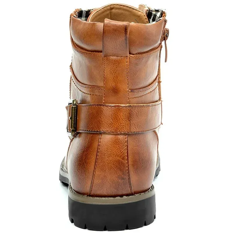 Damon | Classic Leather Lace-Up Boots