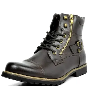 Damon | Classic Leather Lace-Up Boots