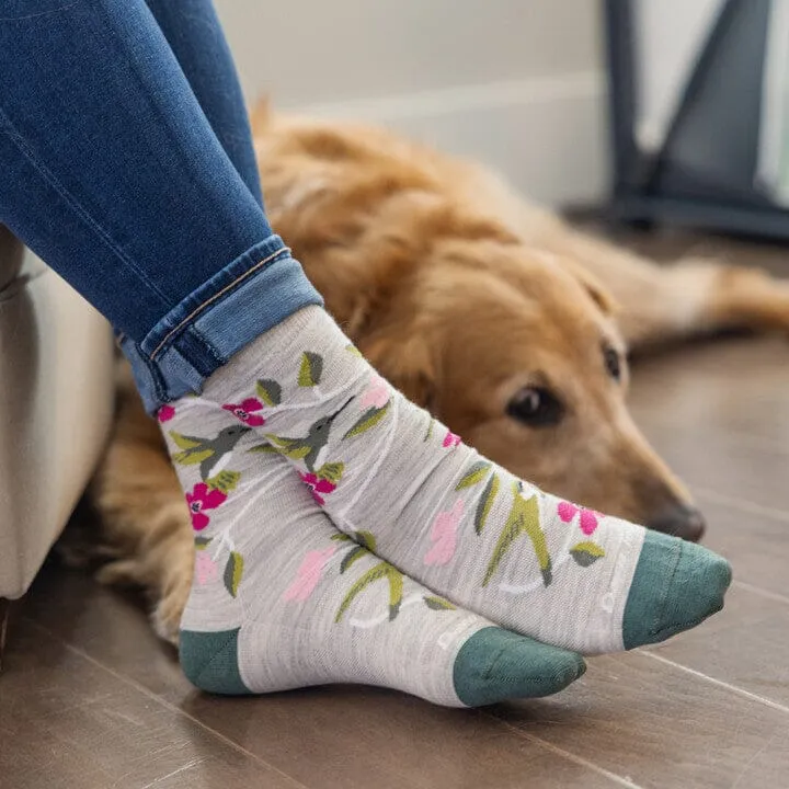 DARN TOUGH BIRDS OF A FEATHER CREW LIGHTWEIGHT LIFESTYLE SOCK WOMEN'S