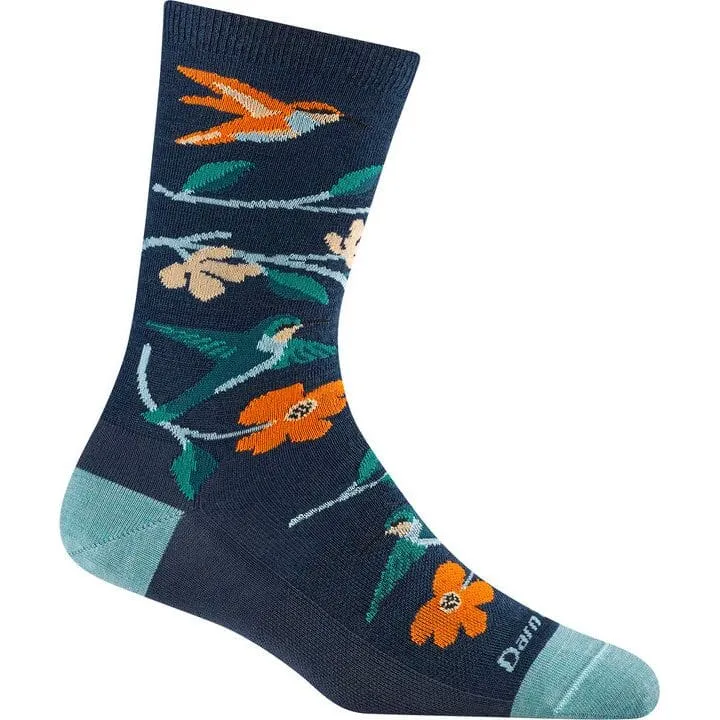 DARN TOUGH BIRDS OF A FEATHER CREW LIGHTWEIGHT LIFESTYLE SOCK WOMEN'S