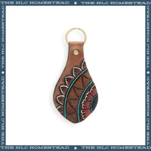 Desert Bloom Sunflower Keychain