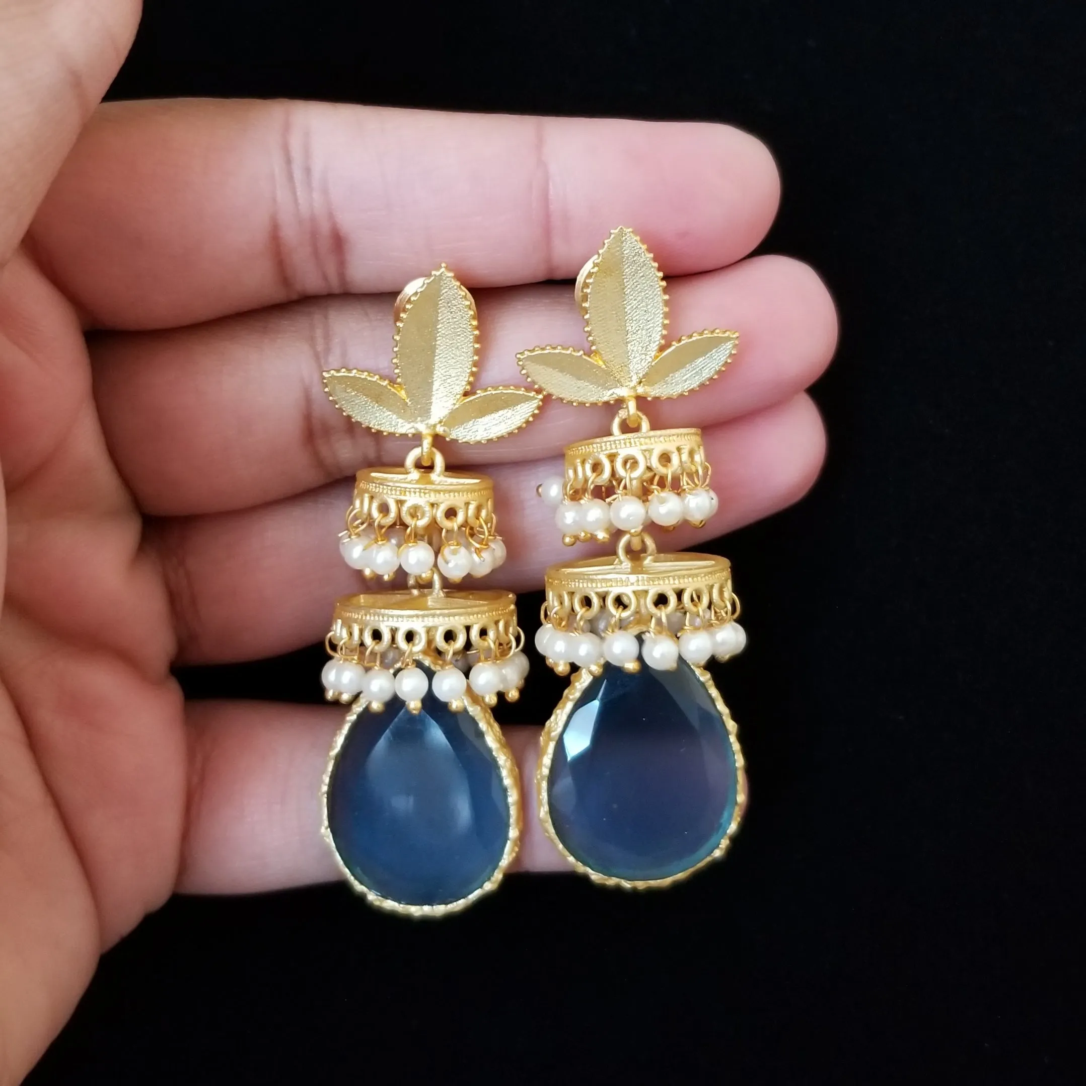 Divya SK Indo Western Trendy Earring With Gold Plating FB11
