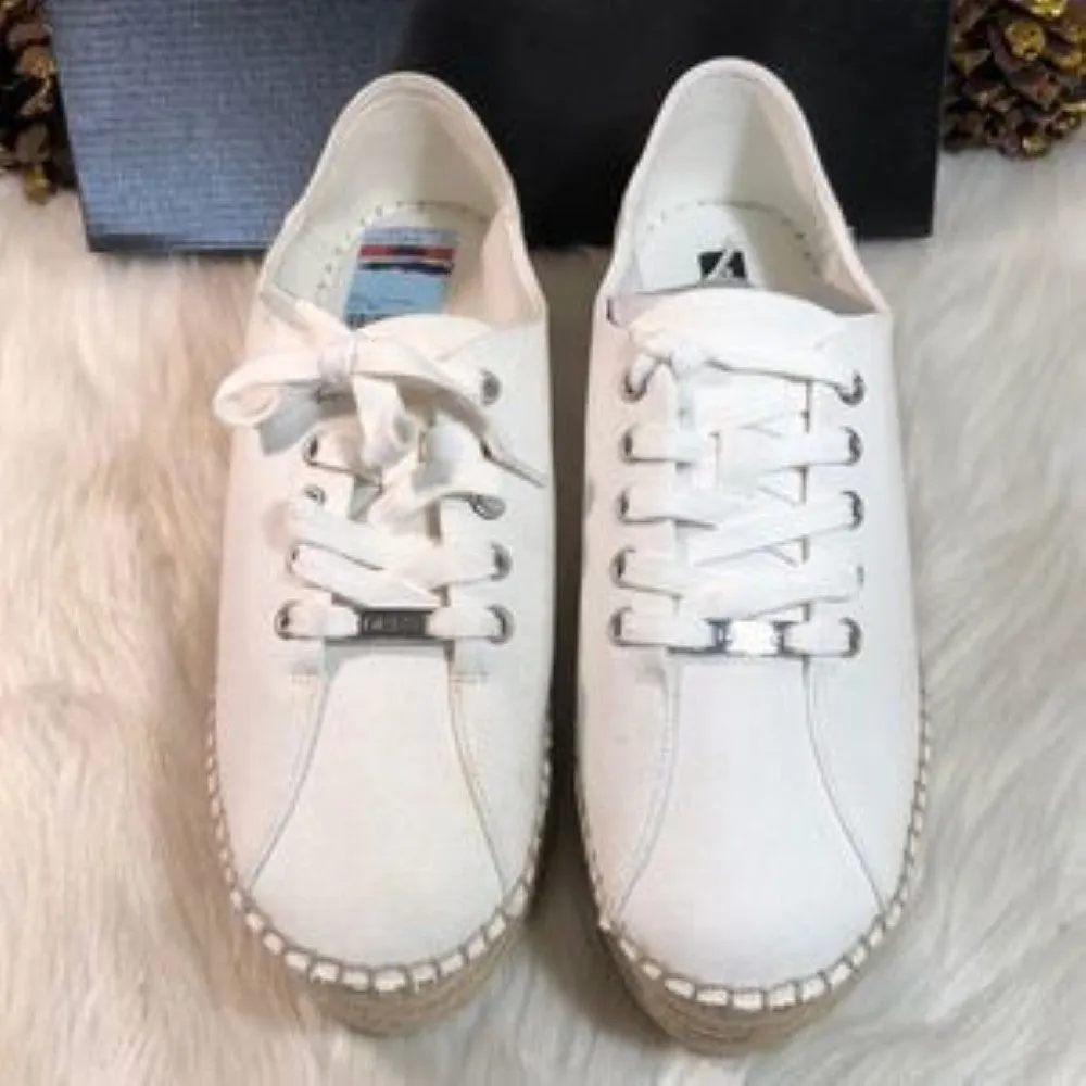 DKNY Platform Fabric Low Top Sneakers 10M