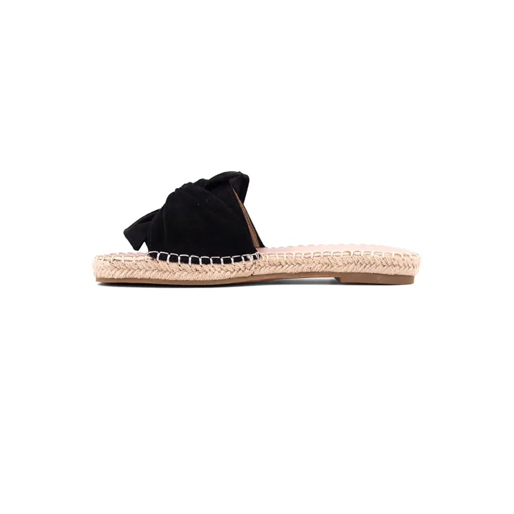 Doris Espadrille Slide Flat Sandals