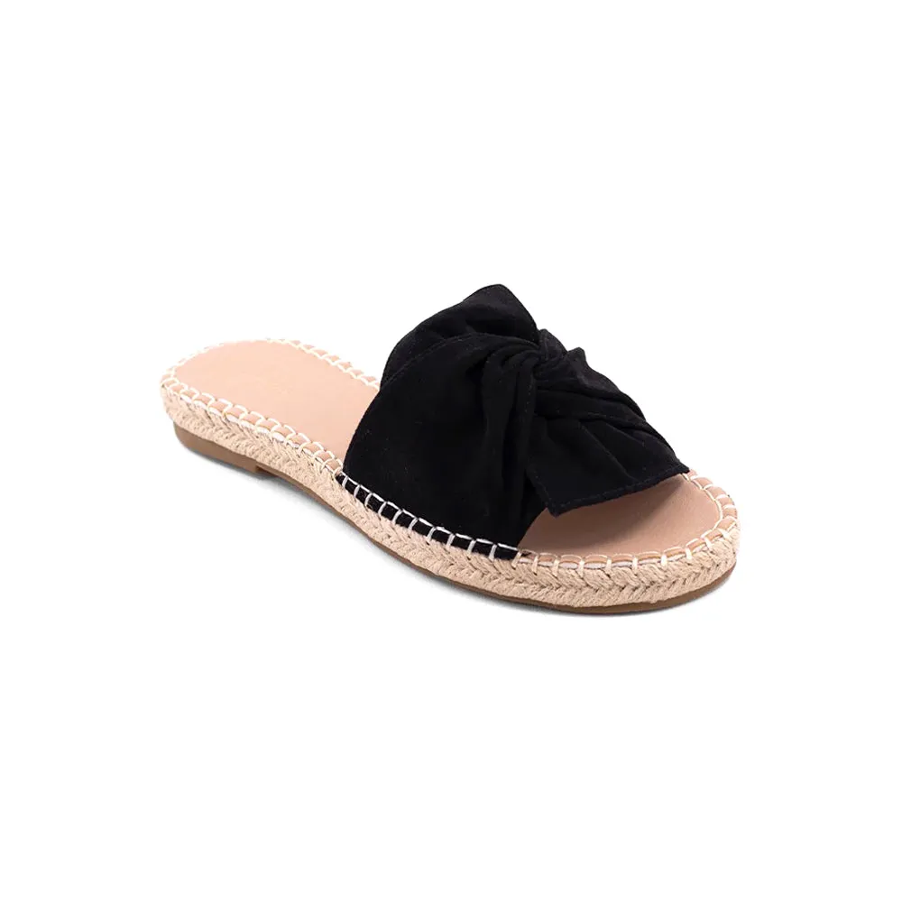 Doris Espadrille Slide Flat Sandals