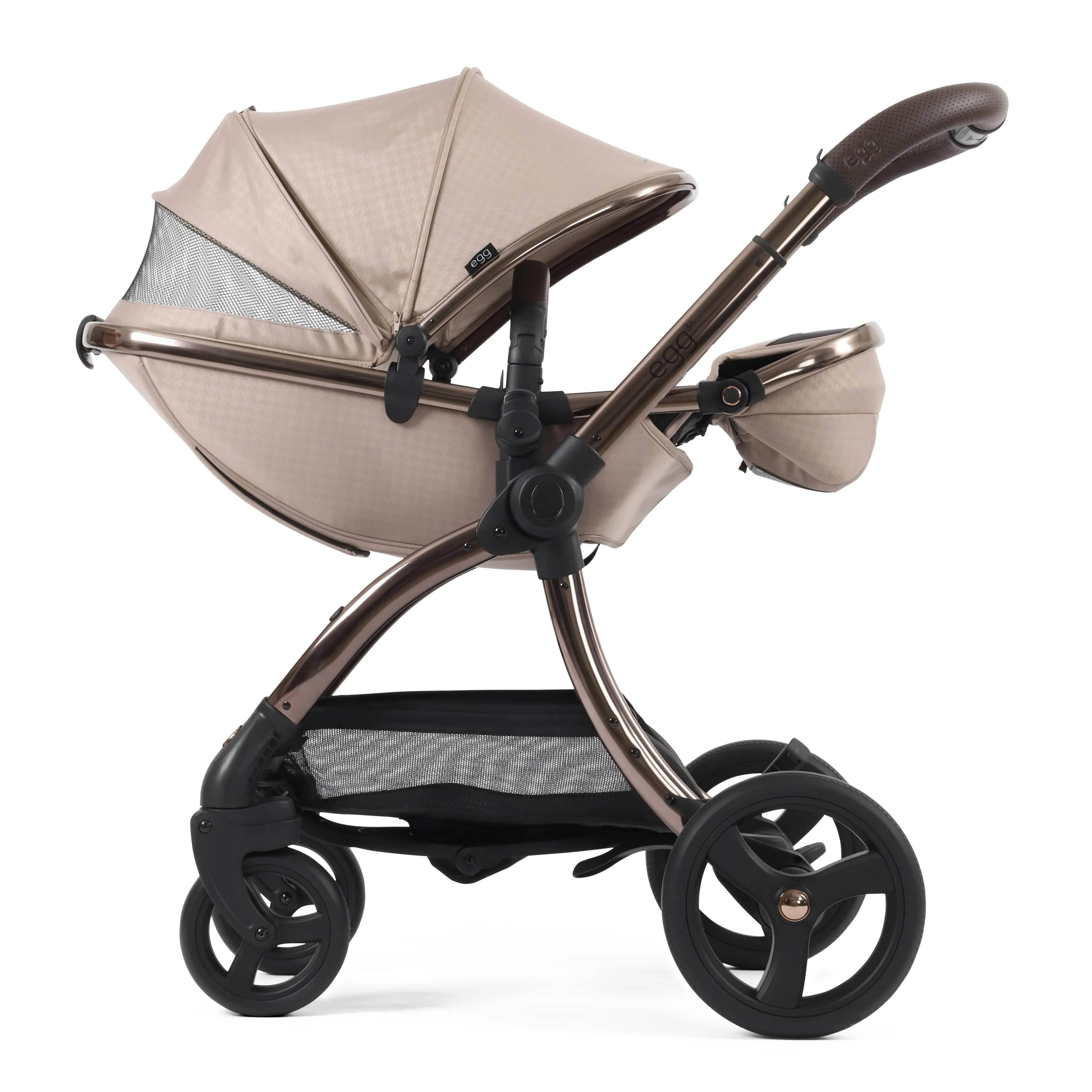 egg3 Luxury Travel System Bundle Houndstooth Almond Special Edition