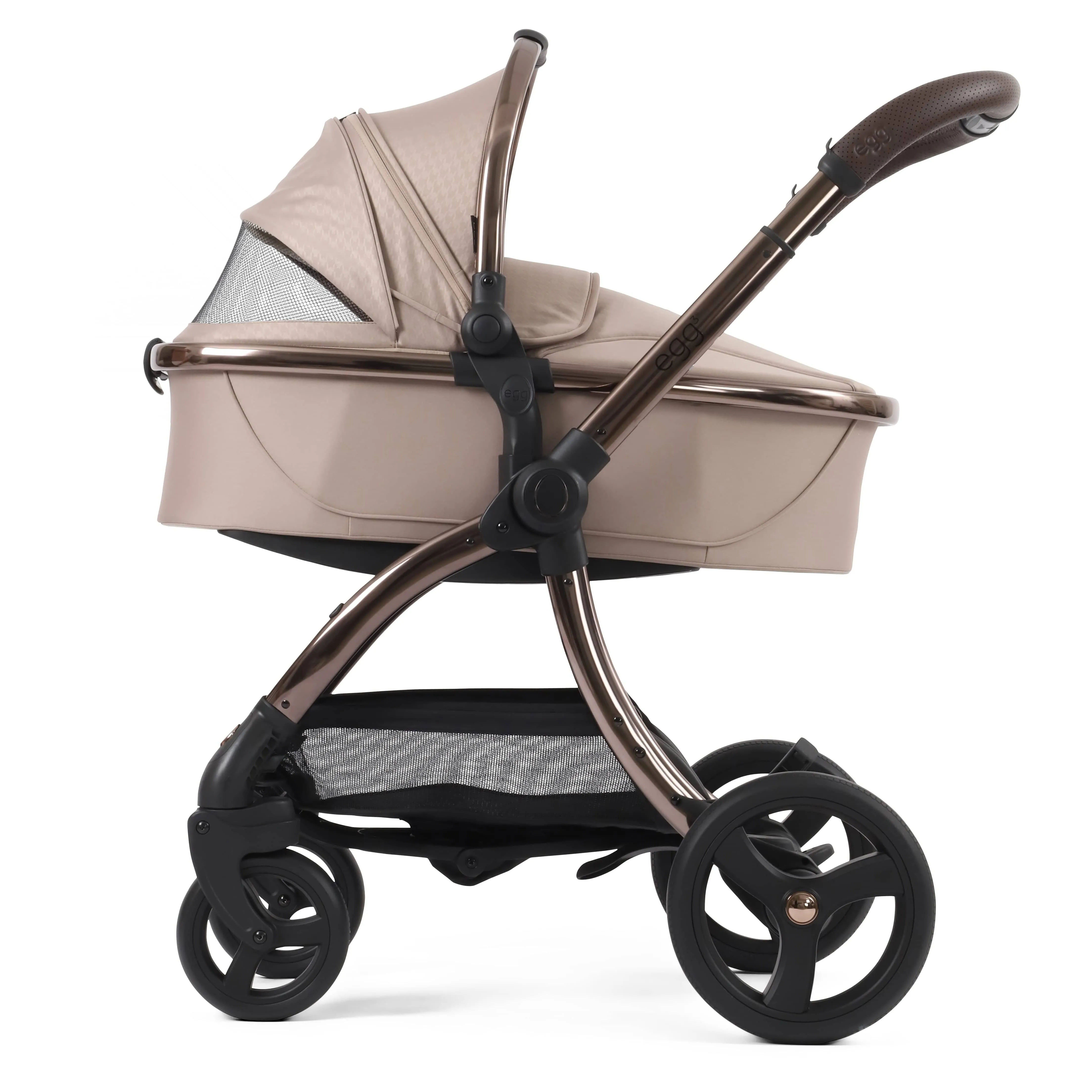 egg3 Luxury Travel System Bundle Houndstooth Almond Special Edition