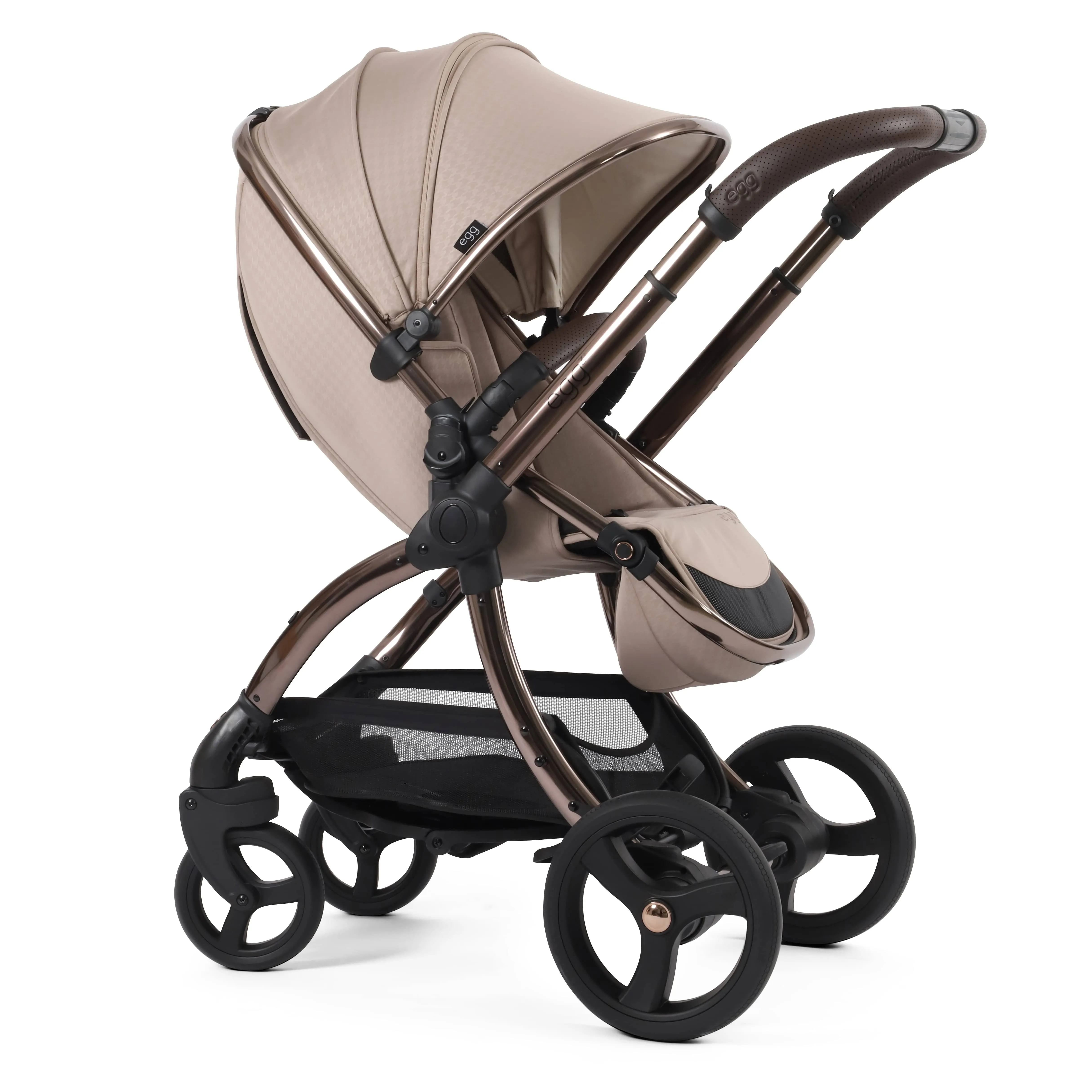 egg3 Luxury Travel System Bundle Houndstooth Almond Special Edition