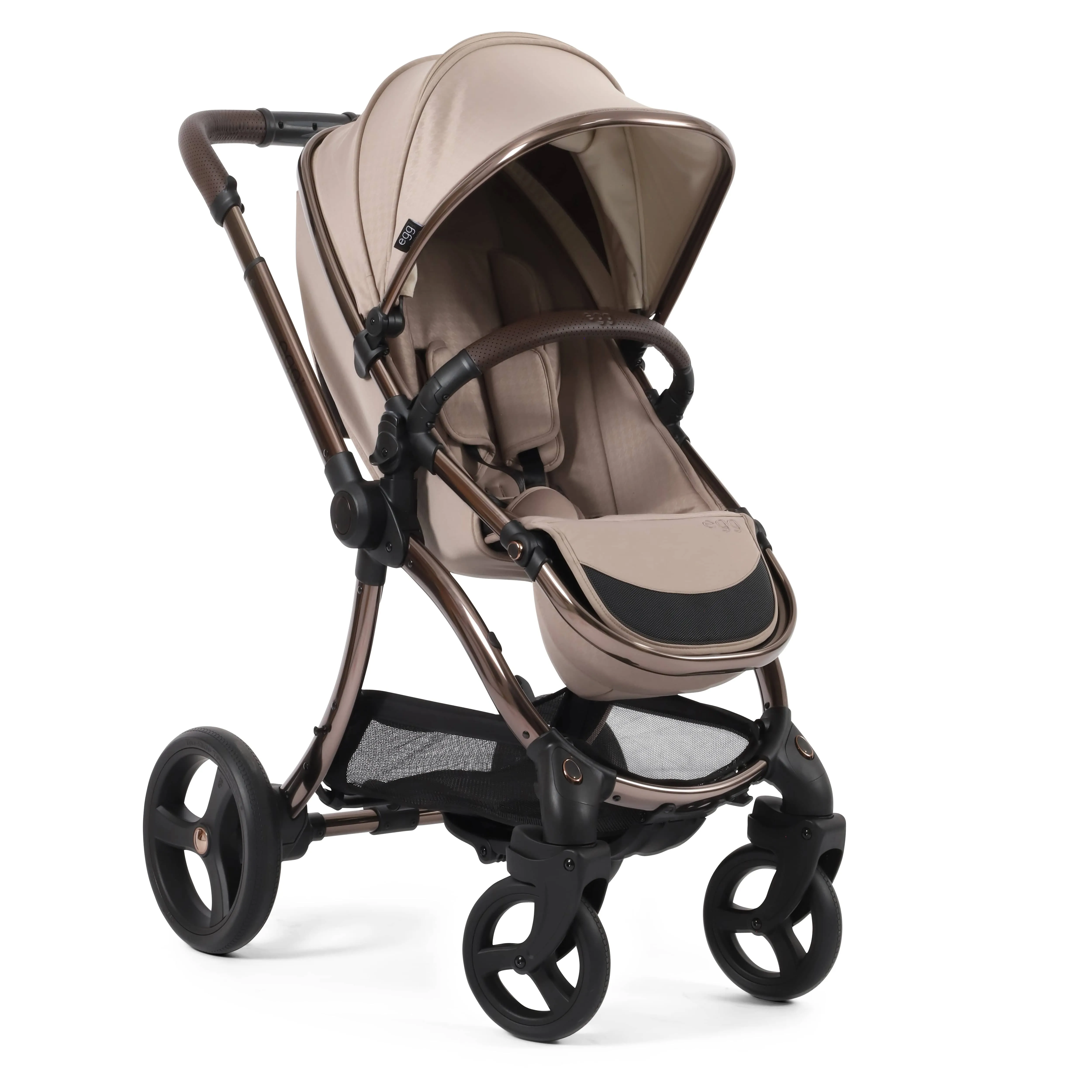 egg3 Luxury Travel System Bundle Houndstooth Almond Special Edition