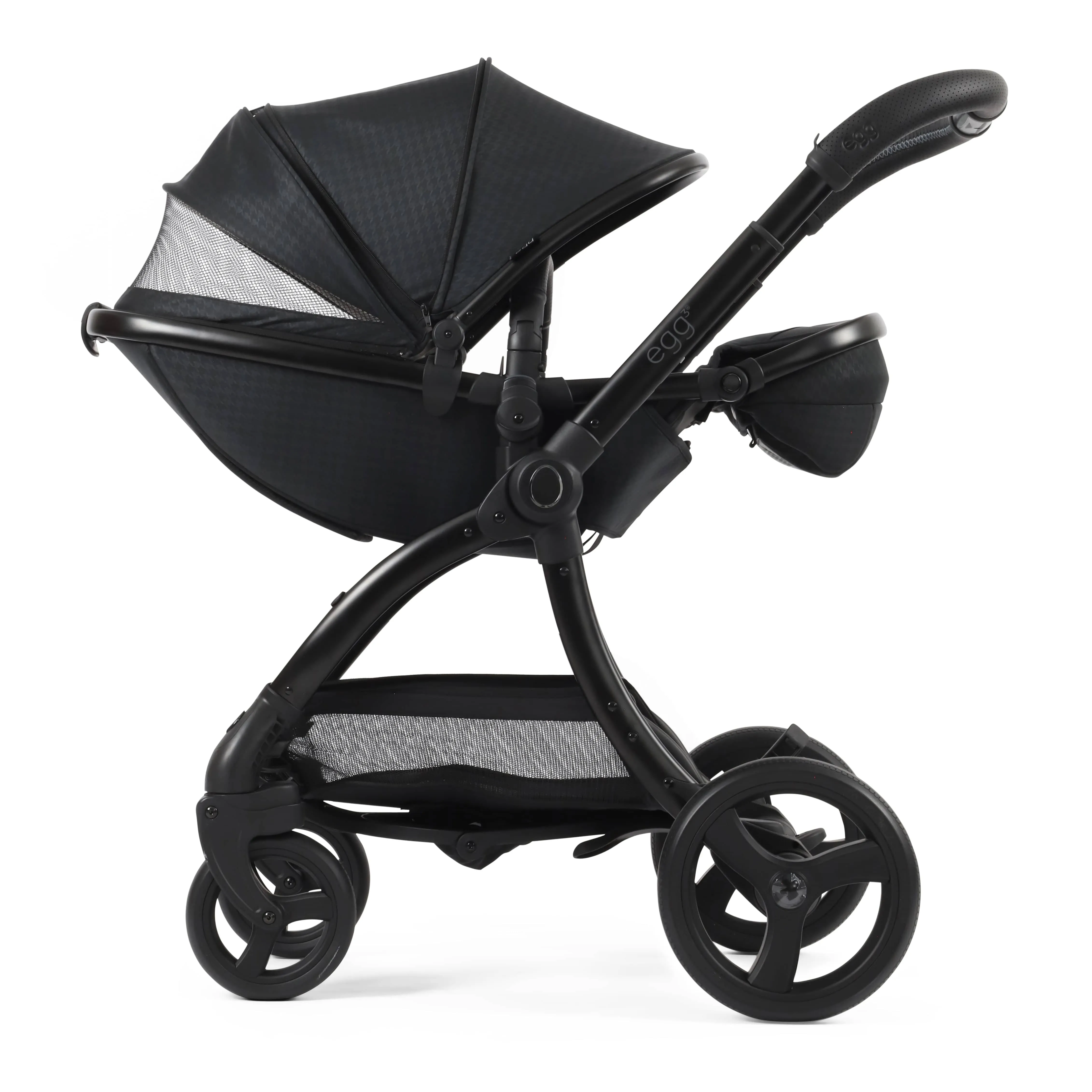 egg3 Luxury Travel System Bundle Houndstooth Black Special Edition