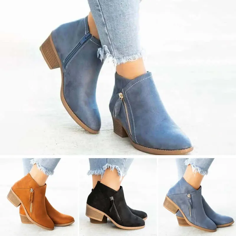 Ella's PU Leather Boots for Ladies
