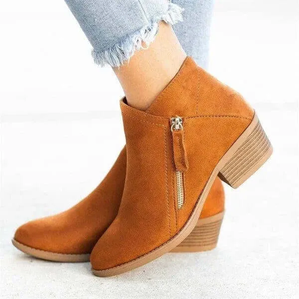 Ella's PU Leather Boots for Ladies