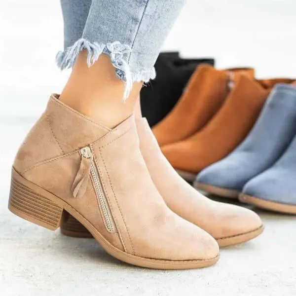 Ella's PU Leather Boots for Ladies