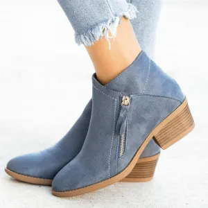 Ella's PU Leather Boots for Ladies