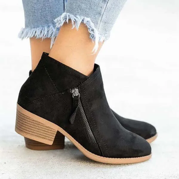 Ella's PU Leather Boots for Ladies