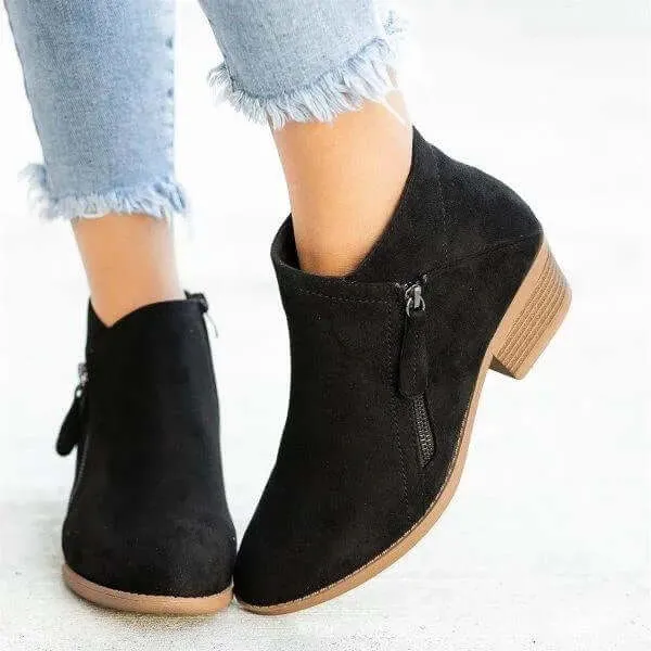 Ella's PU Leather Boots for Ladies