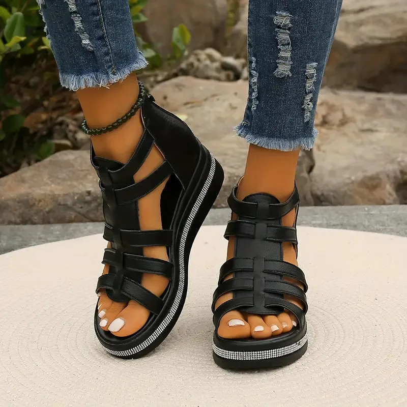 ELODIE | ELEGANT WEDGE SANDALS