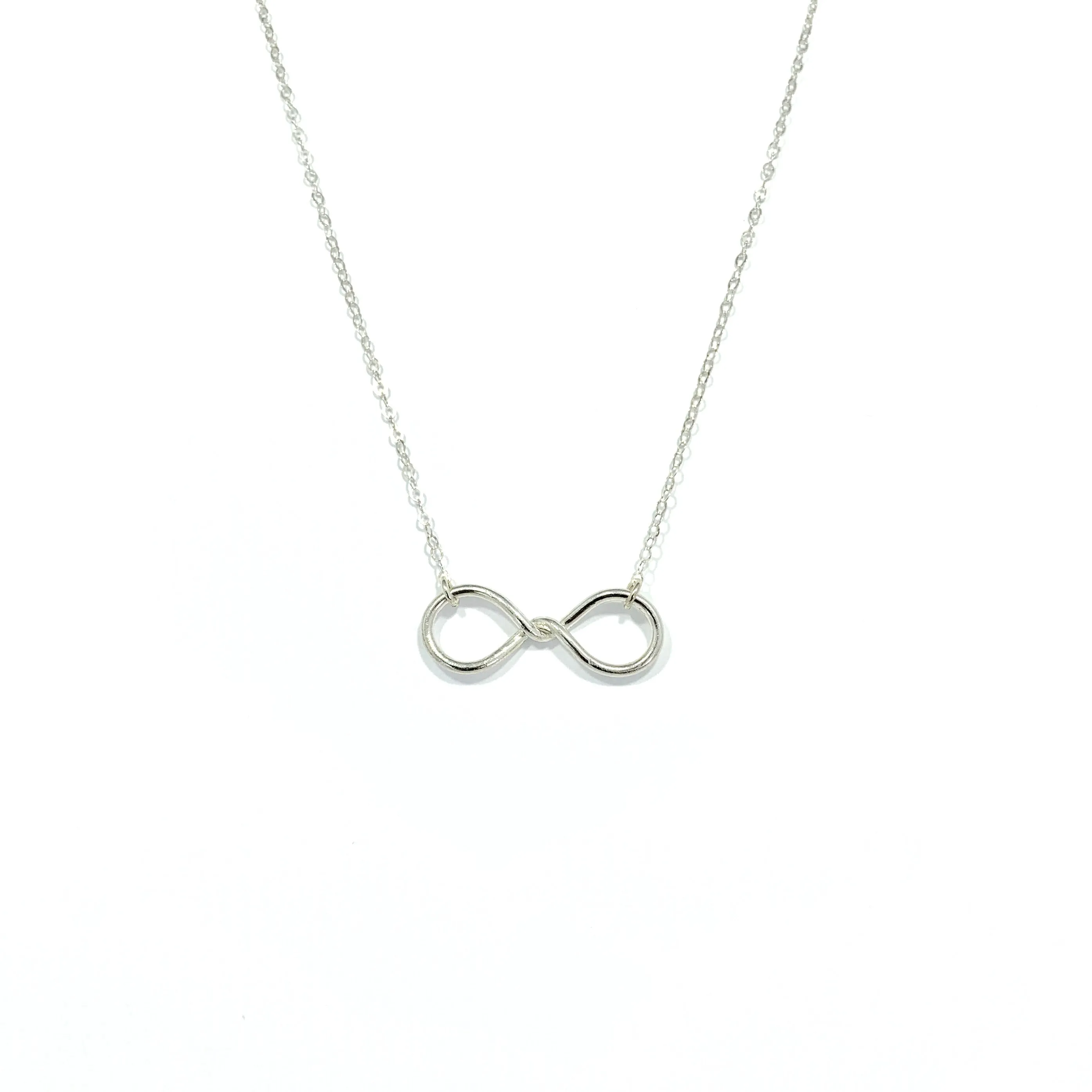 Eternity Sterling Silver .925 Chain Necklace