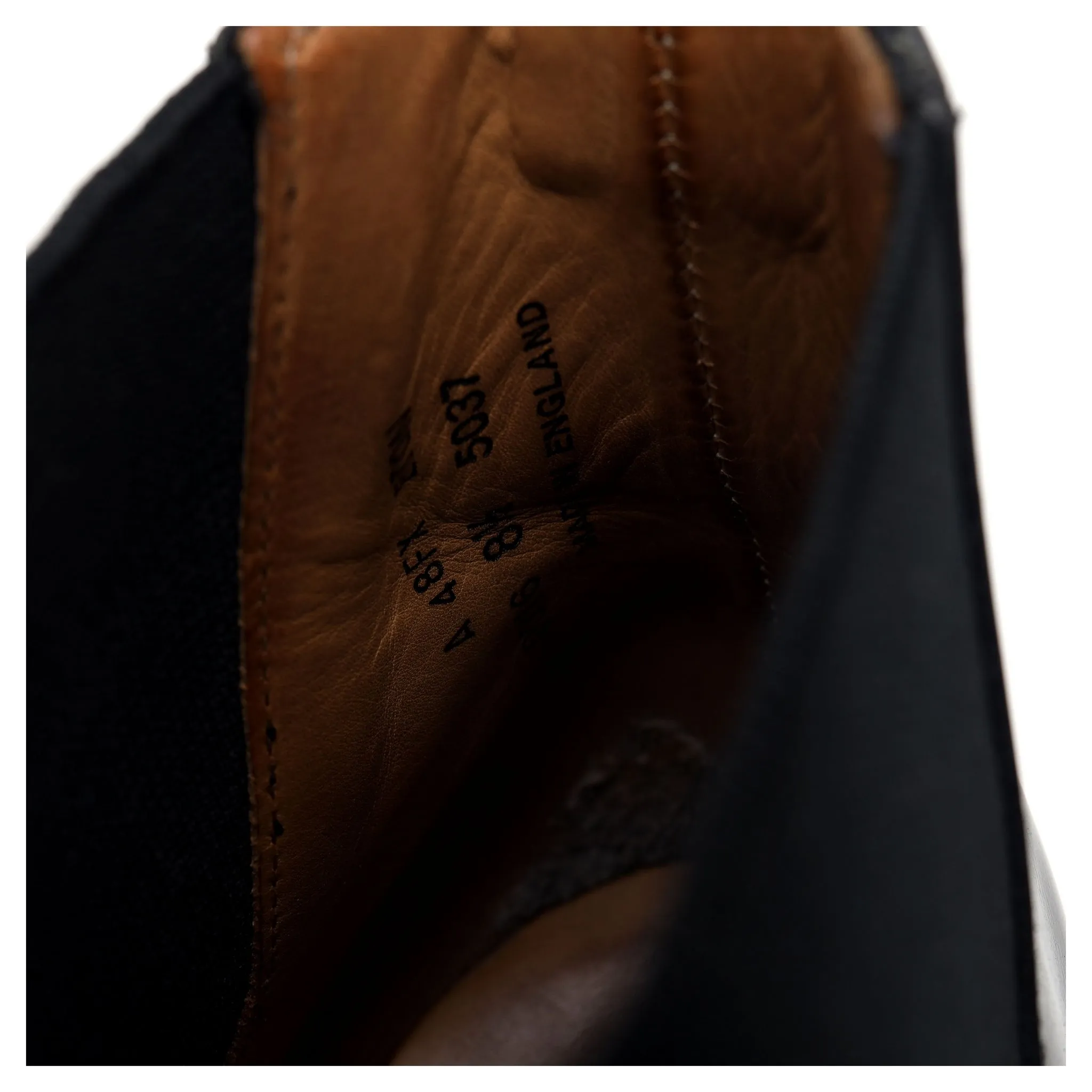 'Eton' Black Leather Chelsea Boots UK 8.5 FX