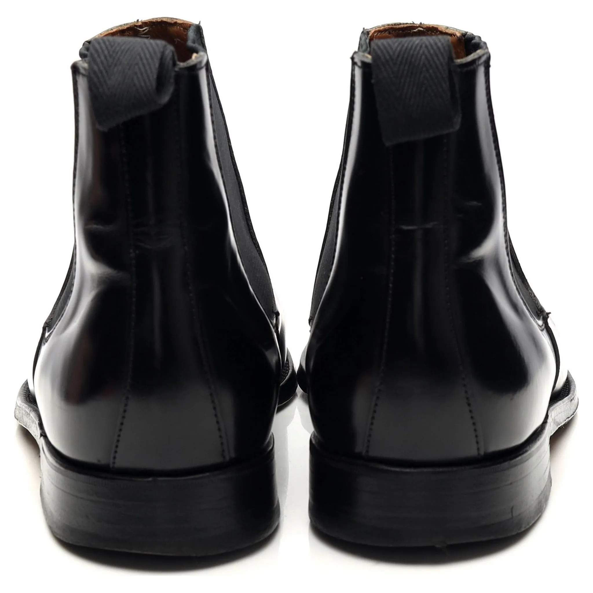 'Eton' Black Leather Chelsea Boots UK 8.5 FX