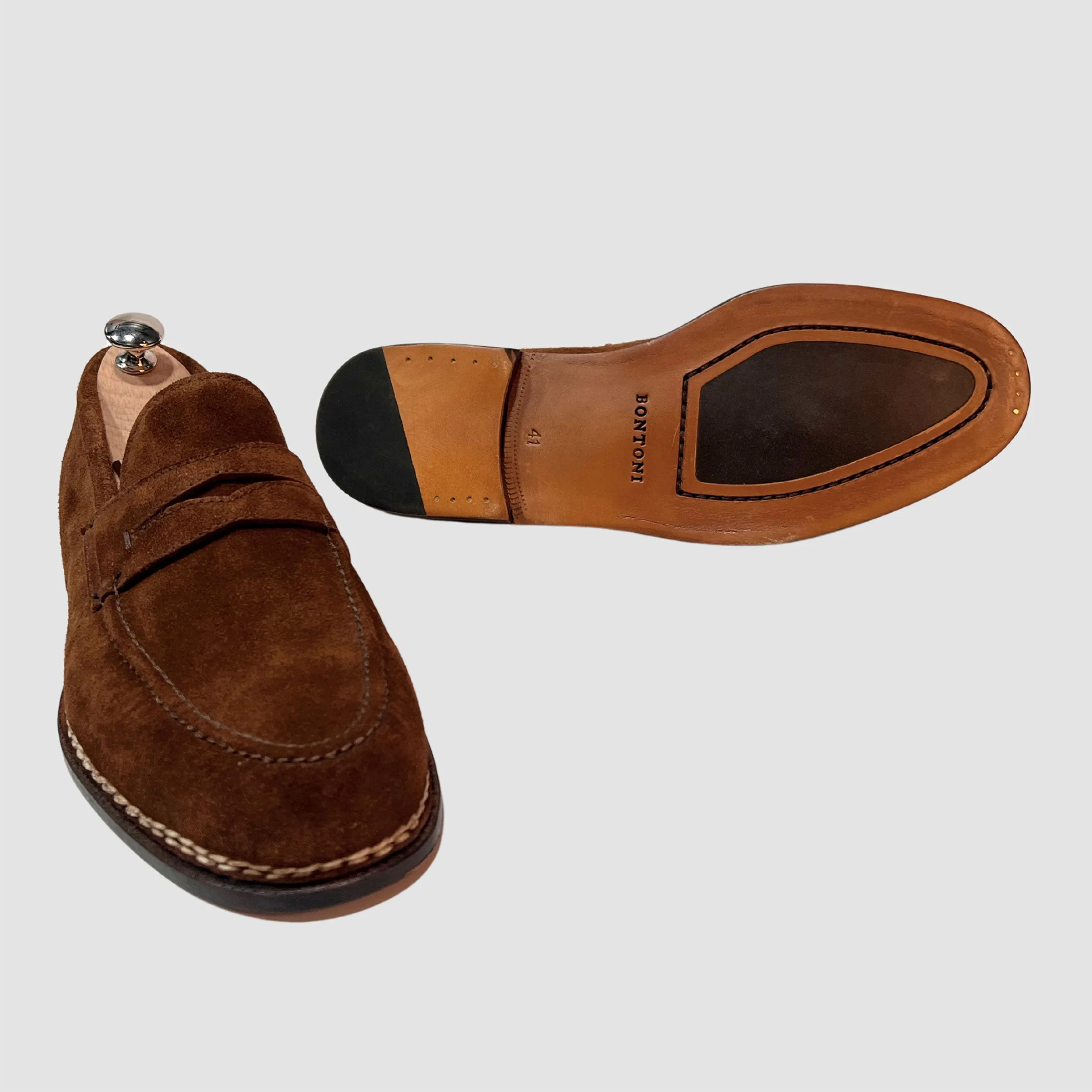 Fascinoso Norwegian Welt Loafer  Brown