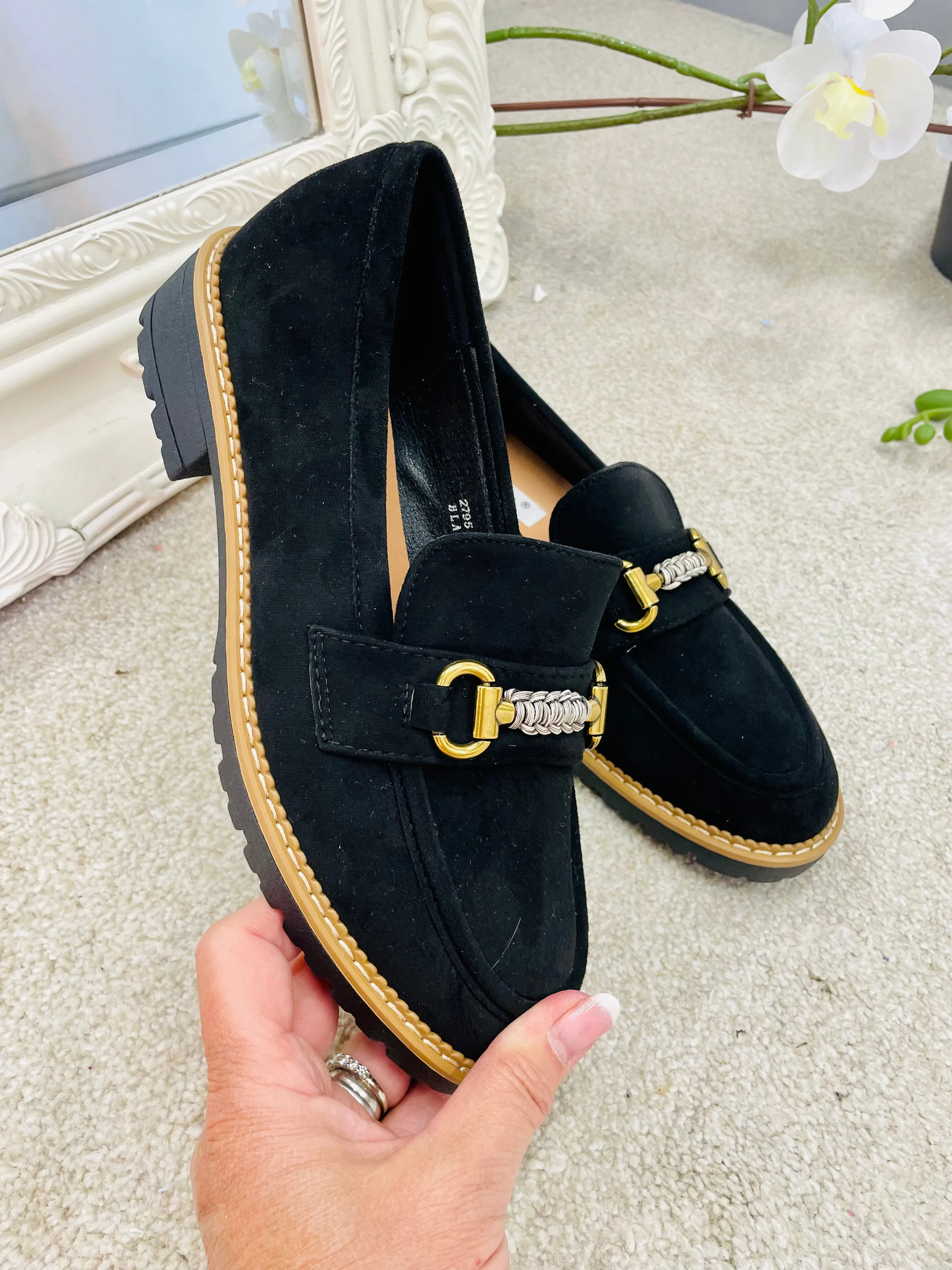 FAUX SUEDE LOAFER SHOES ( 2795 ) - 3 colours