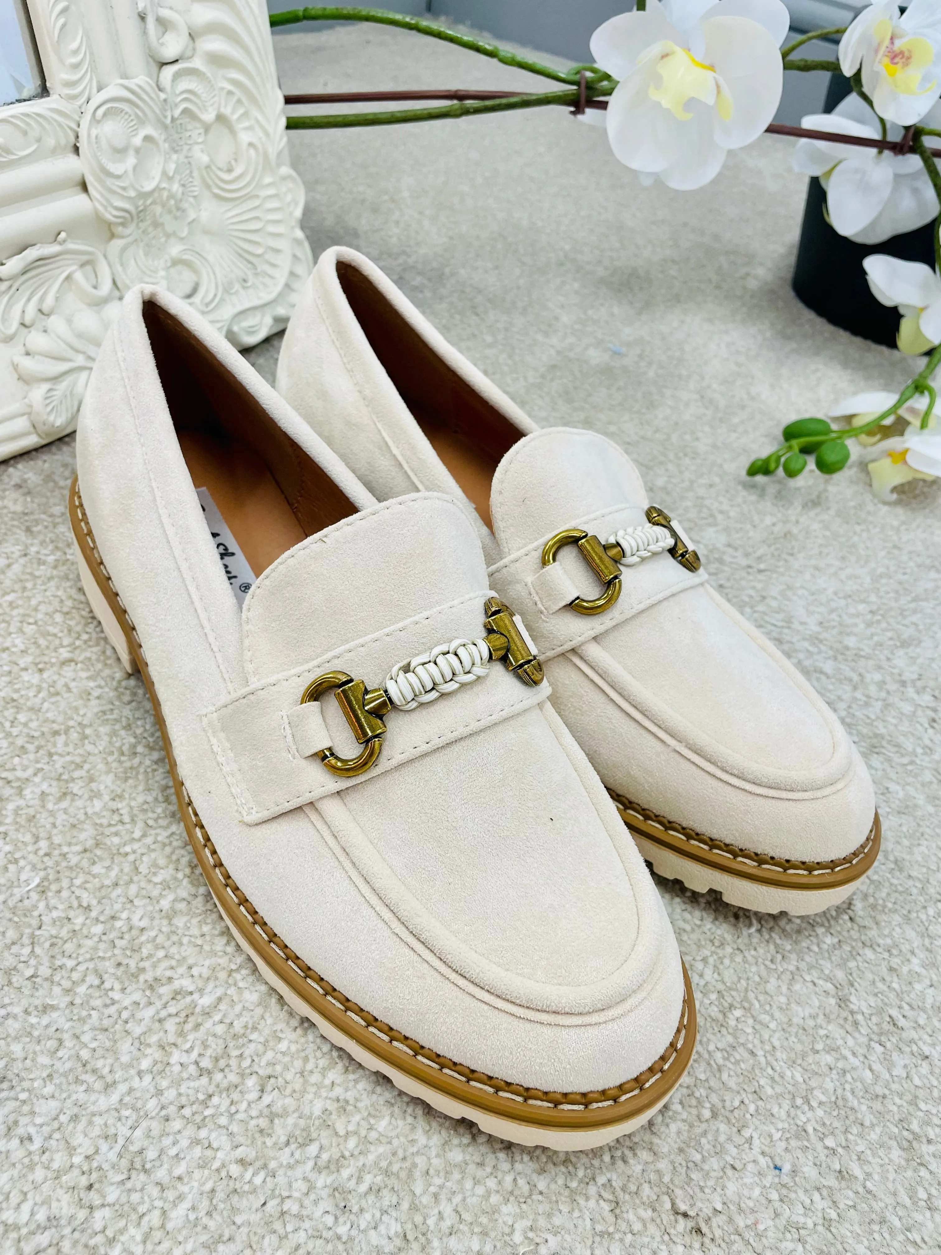 FAUX SUEDE LOAFER SHOES ( 2795 ) - 3 colours