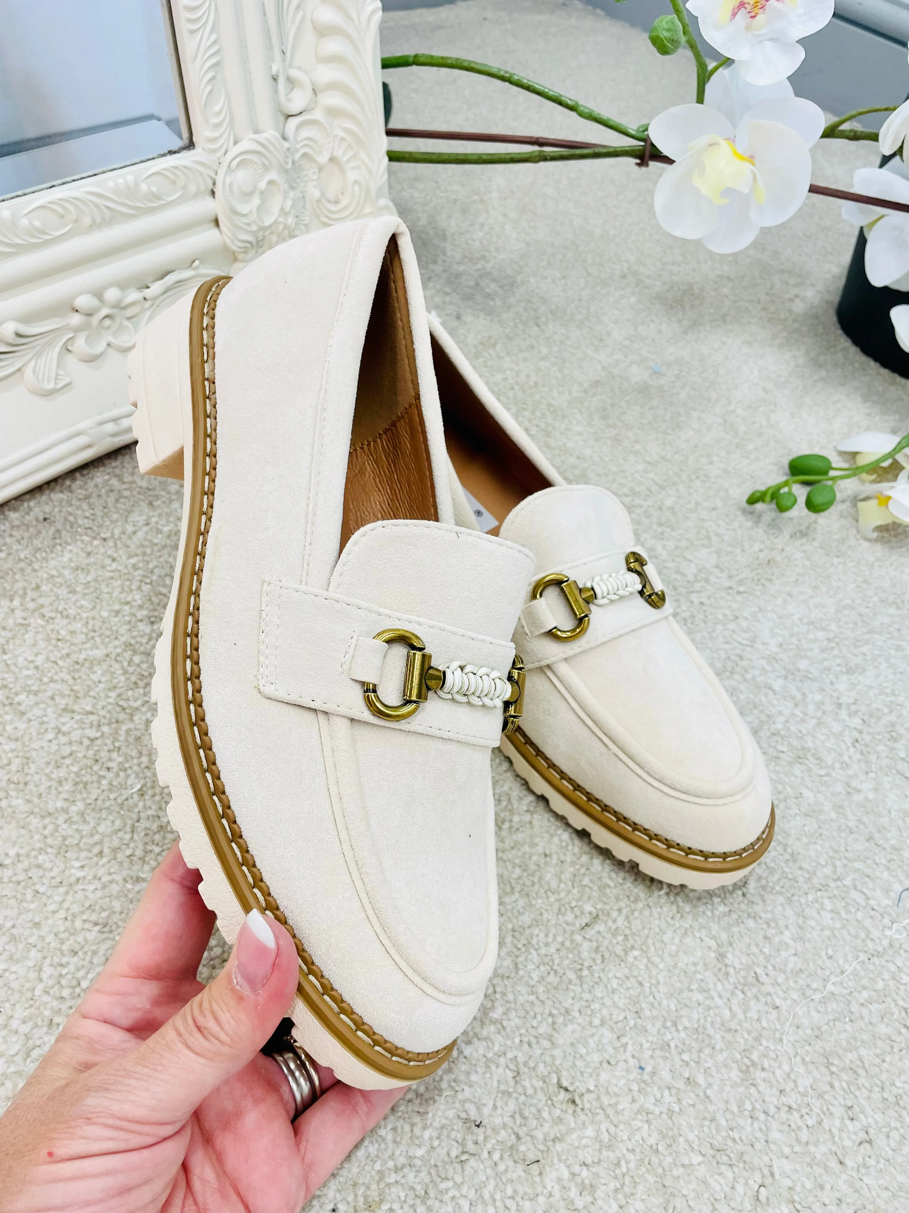 FAUX SUEDE LOAFER SHOES ( 2795 ) - 3 colours