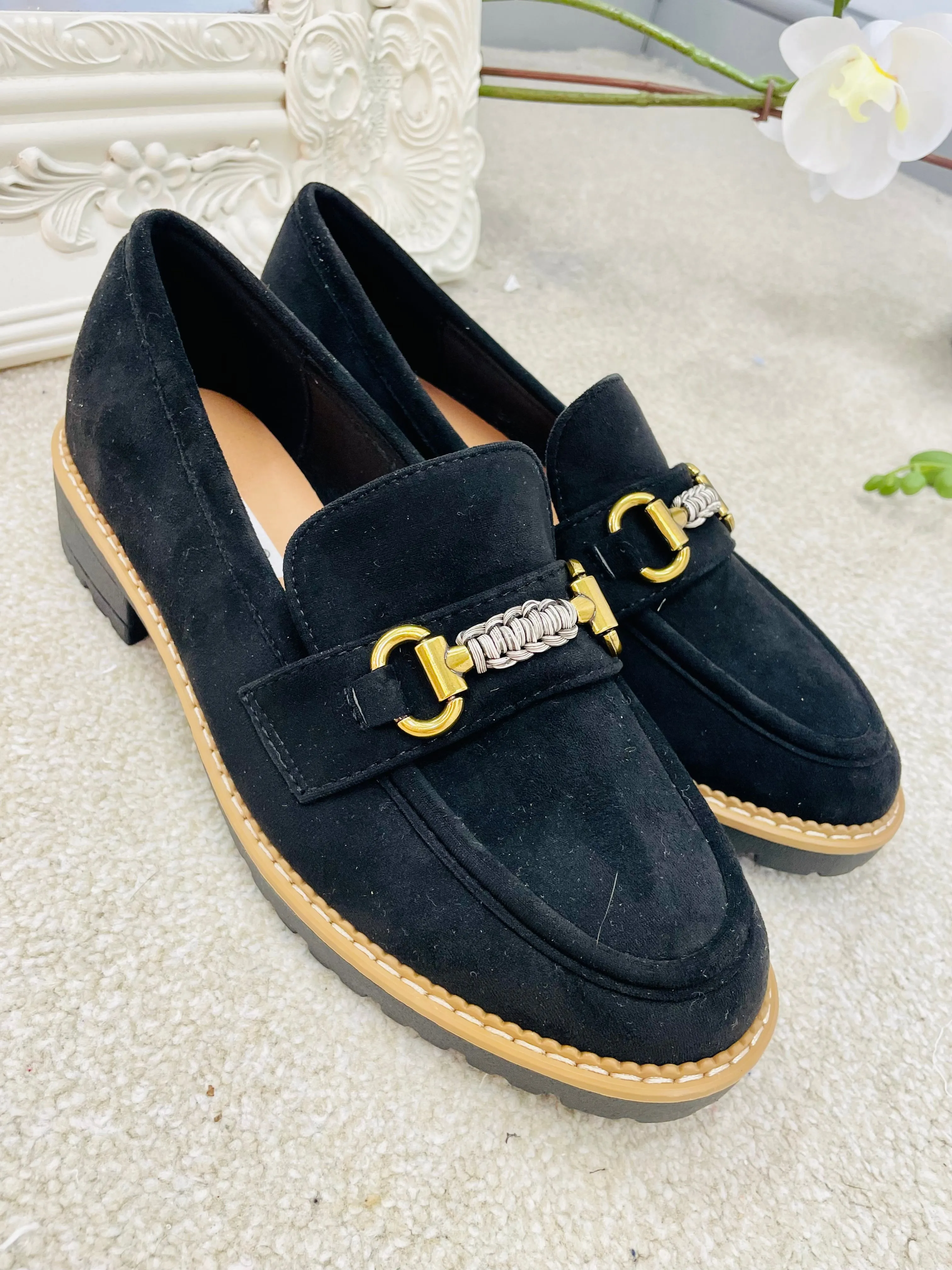 FAUX SUEDE LOAFER SHOES ( 2795 ) - 3 colours
