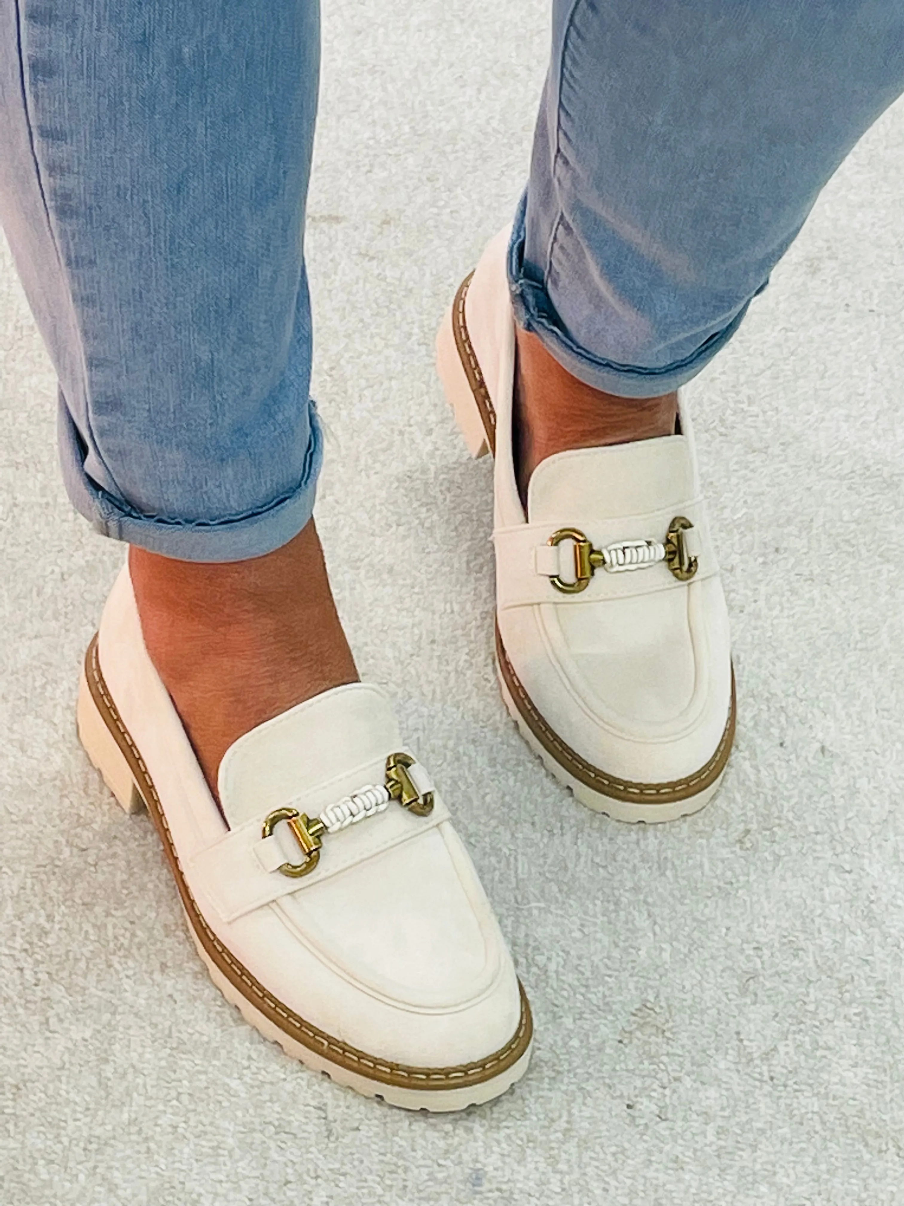 FAUX SUEDE LOAFER SHOES ( 2795 ) - 3 colours