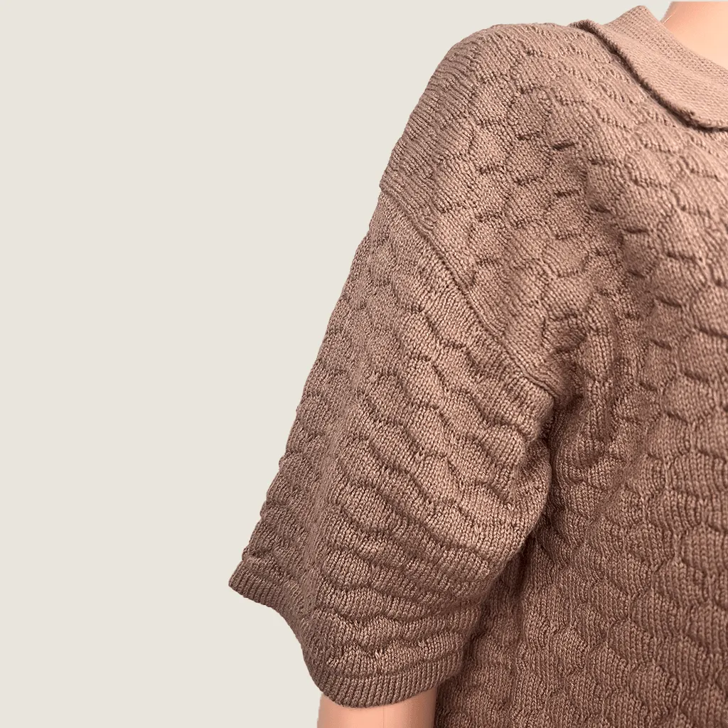 Feather And Noise Knitted Midi Dress