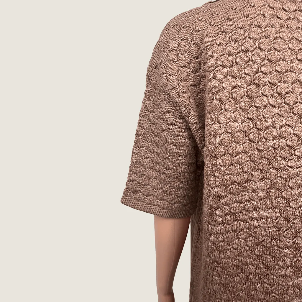 Feather And Noise Knitted Midi Dress