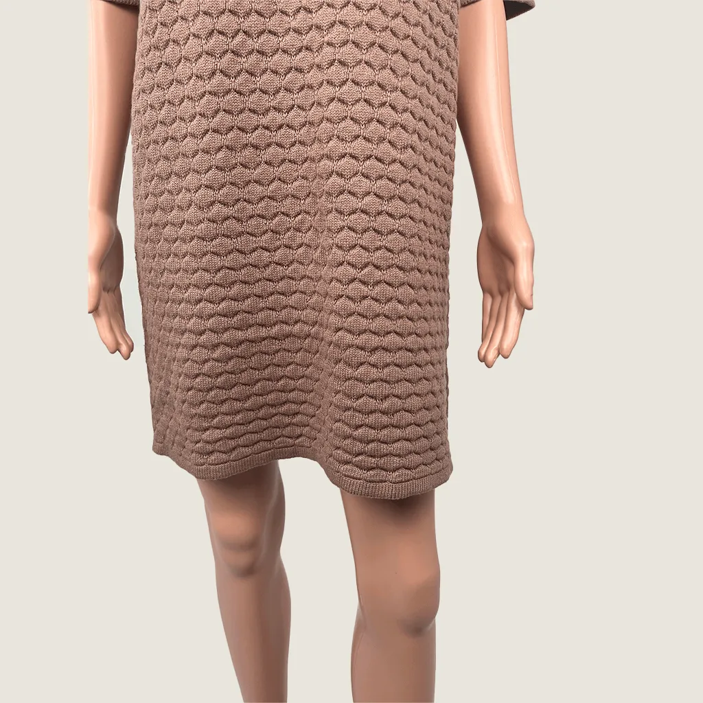 Feather And Noise Knitted Midi Dress