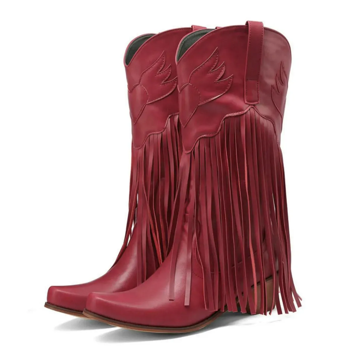 Fringe Pointed Cowboy Boots