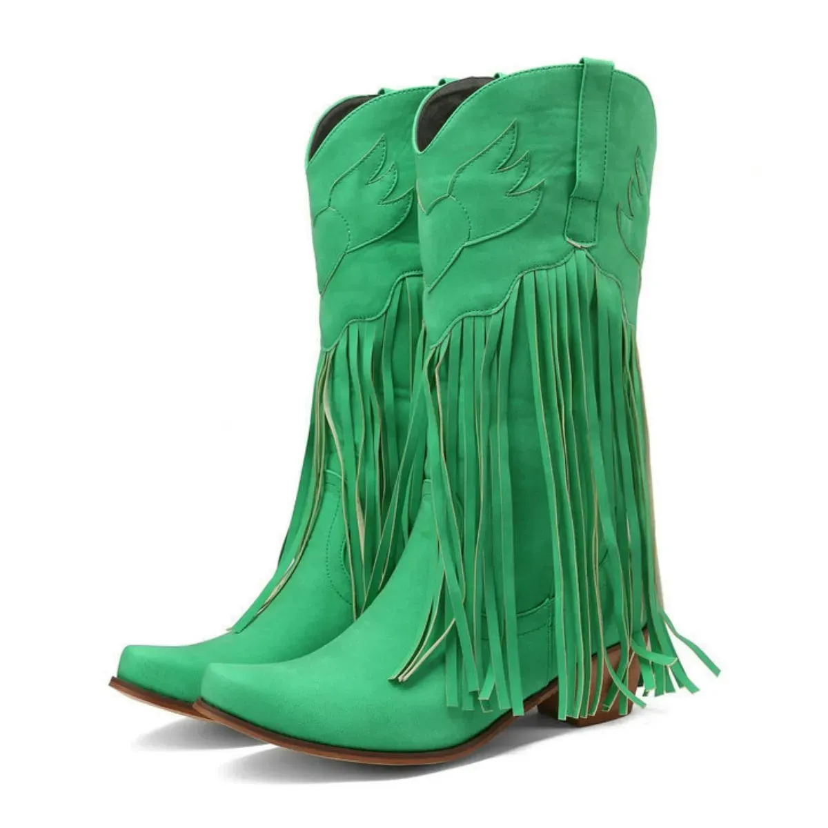 Fringe Pointed Cowboy Boots