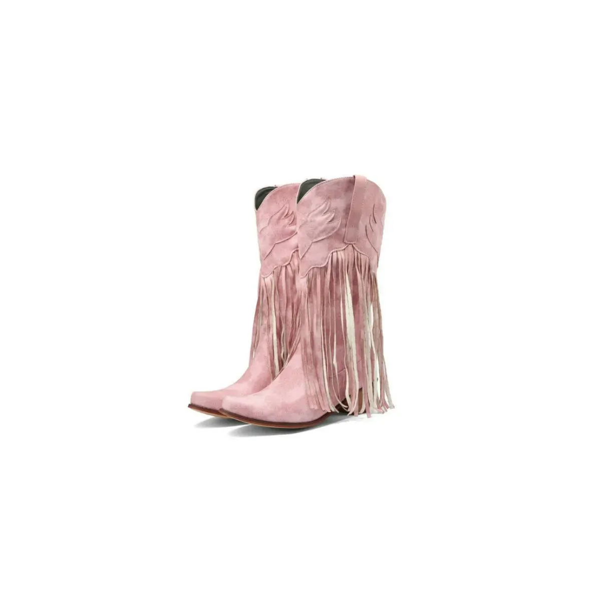 Fringe Pointed Cowboy Boots