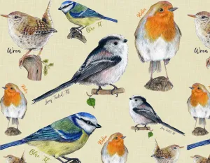 Garden birds top knot headband