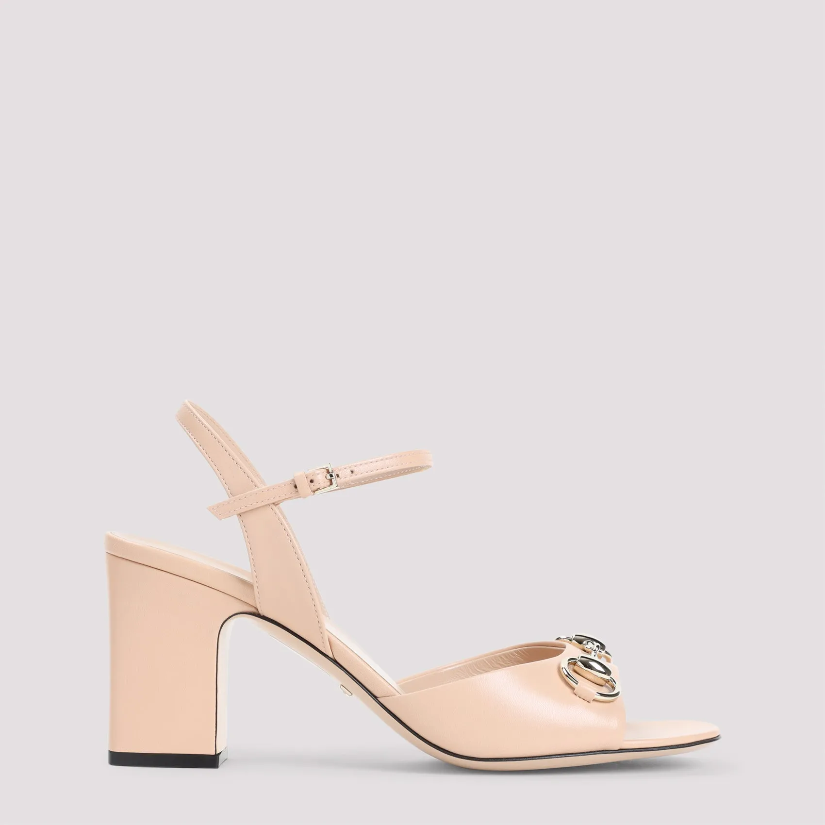 GUCCI Elevated Leather Sandals with 8cm Heel