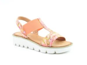 Heavenly Feet - Ritz - Floral Orange - Sandals